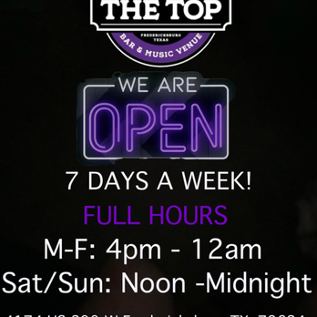 The Top - Music Venues Near Me - Fredericksburg, Texas