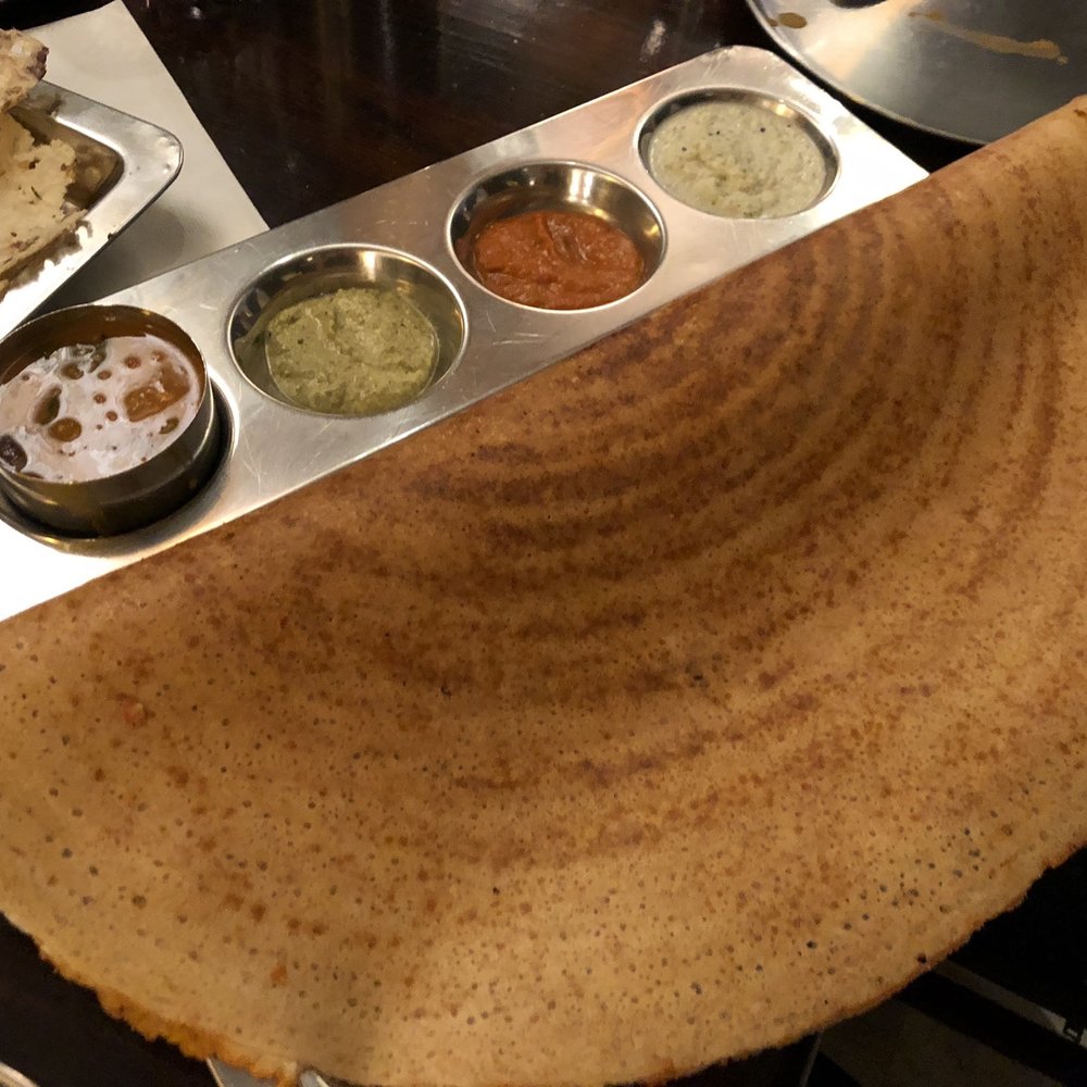 Adyar Ananda Bhavan - Giant dosa - Indian Near Me - New York, New York Adyar Ananda Bhavan - Giant dosa - Indian Near Me - New York, New York