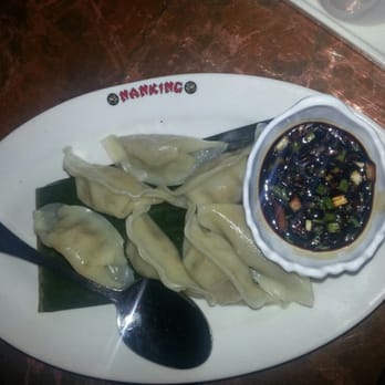 Nanking Restaurant - Steamed Vegetable Dumplings w Soy Garlic Sauce - Chinese Near Me - New Hyde Park, New York Nanking Restaurant - Steamed Vegetable Dumplings w Soy Garlic Sauce - Chinese Near Me - New Hyde Park, New York