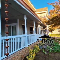 RGG Seamless Metal Gutters - 16oz copper 5" Kstyle
