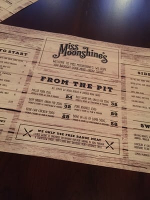 Menu photo 4 Miss Moonshine's Auckland, AUK Menu photo 4 Miss Moonshine's Auckland, AUK
