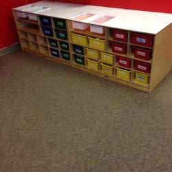 Ankeny Family YMCA - Toy bins in the ChildWatch area.