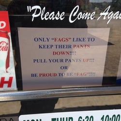 Pca Food Store - Sign posted at this establishment.