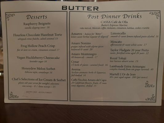 Menu photo 4 Butter Midtown New York, NY Menu photo 4 Butter Midtown New York, NY