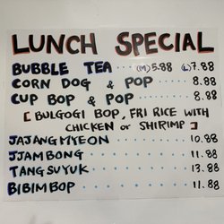 Lee's Restaurant & Tavern - Korean menu, 11am-4pm