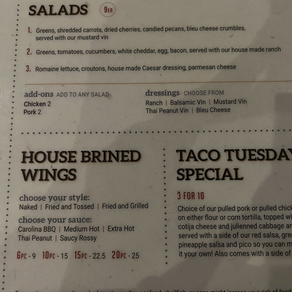 Everett's - Menu - American Near Me - Omaha, Nebraska