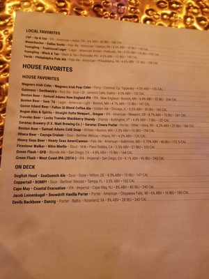 Menu photo 4 Miller's Ale House Willow Grove, PA
