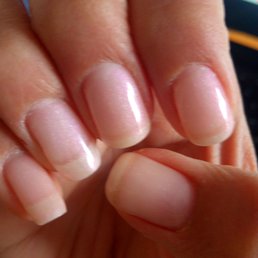 lumpy with lots of excess polish lumpy with lots of excess polish