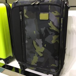 Merge Collection is TUMI's latest line of light purposeful luggage. Love the camo print as well.