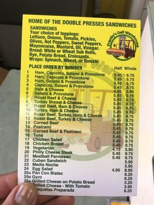 Menu photo 8 Franky's Deli Warehouse Hialeah, FL