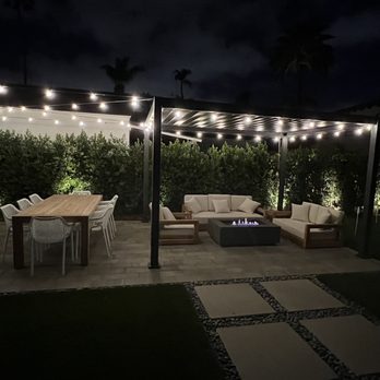 Smart Landscape - Backyard at night - Landscaping Near Me - San Diego, California Smart Landscape - Backyard at night - Landscaping Near Me - San Diego, California