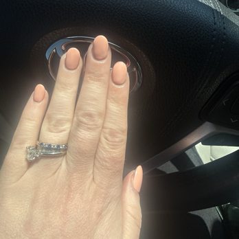Amazing Nail Bar - Acrylic gel nails. Oval shaped in color nude - Nail Salons Near Me - Burleson, Texas Amazing Nail Bar - Acrylic gel nails. Oval shaped in color nude - Nail Salons Near Me - Burleson, Texas