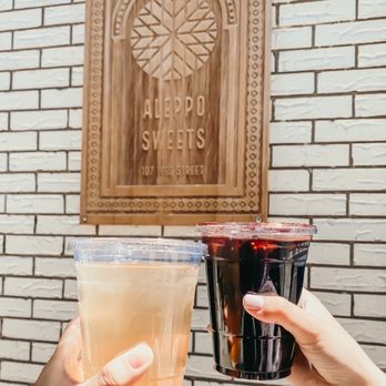 Aleppo Sweets - Hibiscus and Ginger Tea Instagram: @rhodycoffee - Syrian Near Me - Providence, Rhode Island