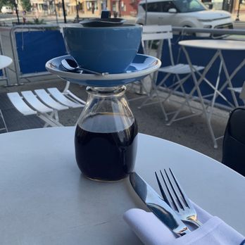 Bluestone Lane Hoboken Café - Cup of coffee but quite fancy - Coffee & Tea Near Me - Hoboken, New Jersey