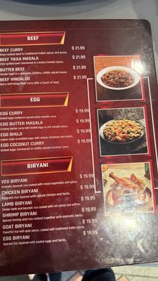 Menu photo 4 Curry King Weed, CA