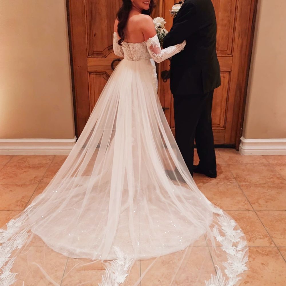 Couture Designs - The detachable skirt! I wish I had gotten the photographer to get a proper picture - Sewing & Alterations Near Me - Sacramento, California