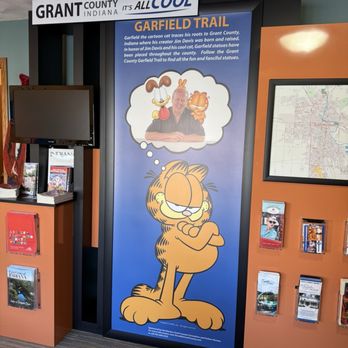 Garfield Trail:  Paws for Thought - Info at the Community Foundation - Public Art Near Me - Marion, Indiana