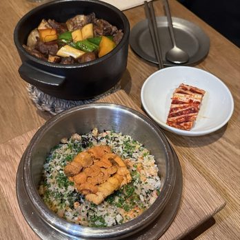 Moono - Uni dolsot + galbijjim - Korean Near Me - New York, New York
