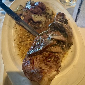 Joe's Bar & Grill - New York strip with mushrooms - New American Near Me - North Myrtle Beach, South Carolina