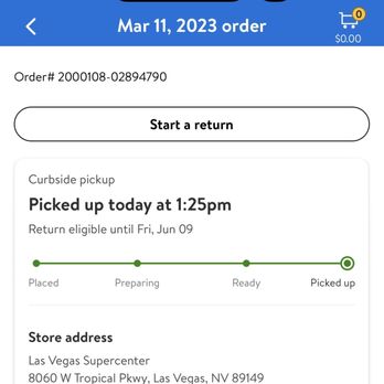 Walmart Supercenter - The workers are gaming the system to show fast delivery. As you can see I'm still waiting 20 minutes later - Department Stores Near Me - Las Vegas, Nevada
