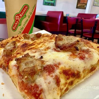 Rocky Rococo - Cheese & Sausage Slice - Pizza Near Me - Oconomowoc, Wisconsin Rocky Rococo - Cheese & Sausage Slice - Pizza Near Me - Oconomowoc, Wisconsin