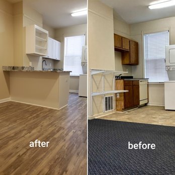 TradeMark Construction - a kitchen before and after remodeling - General Contractors Near Me - Baltimore, Maryland