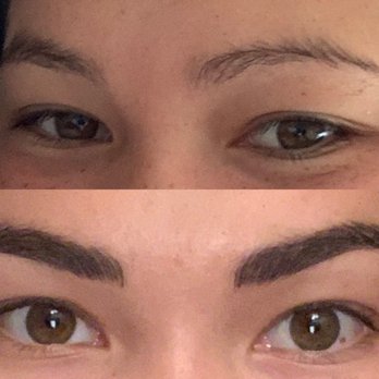 Makeup By Rachel - Pre-microblading versus immediately after. - Permanent Makeup Near Me - Los Angeles, California Makeup By Rachel - Pre-microblading versus immediately after. - Permanent Makeup Near Me - Los Angeles, California