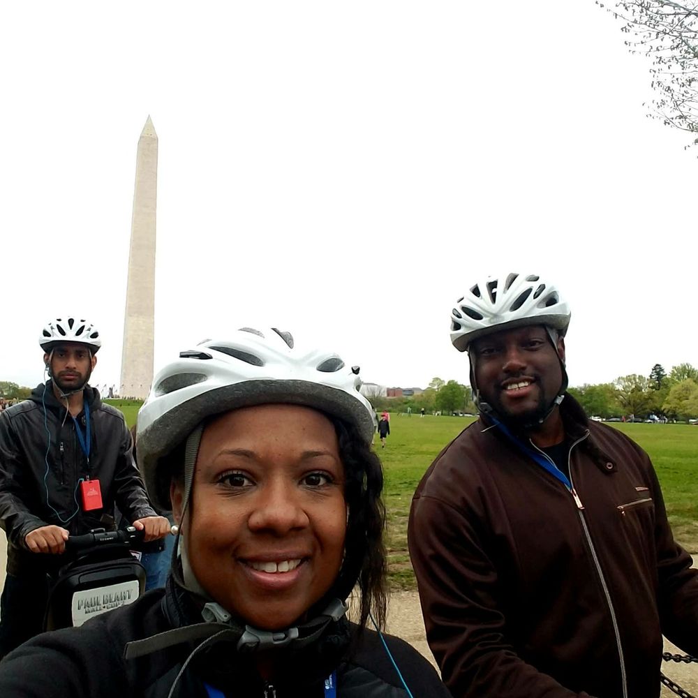 Capital Segway - Selfie on the segway while stopped at a monument - Tours Near Me - Washington, DC, District of Columbia Capital Segway - Selfie on the segway while stopped at a monument - Tours Near Me - Washington, DC, District of Columbia