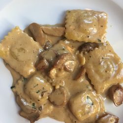 Porcini ravioli