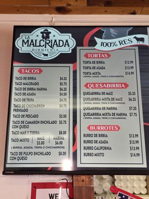 Menu photo 2 La malcriada National City, CA Menu photo 2 La malcriada National City, CA