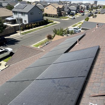 Central Valley Solar Maintenance - After - Gutter Services Near Me - Merced, California