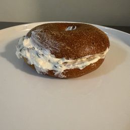 The Works on a Plain Bagel The Works on a Plain Bagel