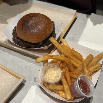 Black Salt Black Sugar - Double patty burger and fries - Burgers Near Me - Falls Church, Virginia Black Salt Black Sugar - Double patty burger and fries - Burgers Near Me - Falls Church, Virginia