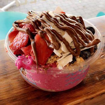 Playa Bowls - Half acai half pitaya Nutella bowl - Acai Bowls Near Me - Cranford, New Jersey Playa Bowls - Half acai half pitaya Nutella bowl - Acai Bowls Near Me - Cranford, New Jersey