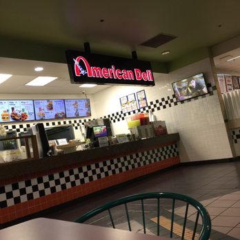 American Deli - View of the restaurant from a nearby table - Chicken Wings Near Me - Gadsden, Alabama American Deli - View of the restaurant from a nearby table - Chicken Wings Near Me - Gadsden, Alabama