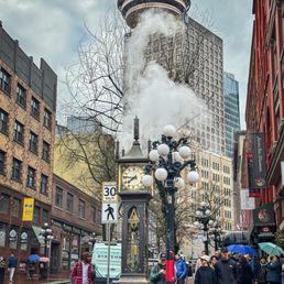 Steam powered clock Steam powered clock