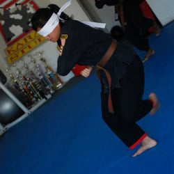 Training while blindfolded