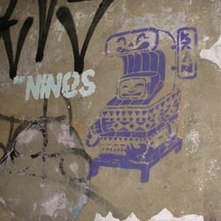 Old Street Graffiti - Stencil art, Coronet Street