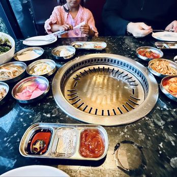 Oo-Kook Korean BBQ - Banchan spread - Korean Near Me - Los Angeles, California
