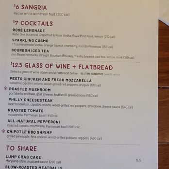 Seasons 52 - Happy Hour menu February 2024 - New American Near Me - Princeton, New Jersey