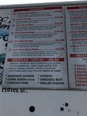 Menu photo 5 Maria Bonita Honolulu County, HI Menu photo 5 Maria Bonita Honolulu County, HI