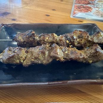 Turan Uyghur Kitchen - H1. Lamb Skewers (2 Skewers) H1. (2) - Halal Near Me - Plano, Texas Turan Uyghur Kitchen - H1. Lamb Skewers (2 Skewers) H1. (2) - Halal Near Me - Plano, Texas