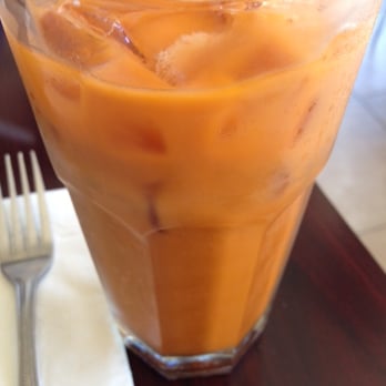 Thai House Restaurant  - mmmmmmmmmm Thai Ice Tea the best!! - Thai Near Me - Simi Valley, California