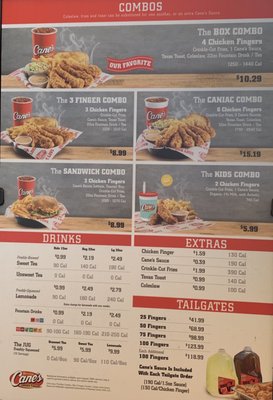 Menu photo 8 Raising Cane's Chicken Fingers Burbank, CA Menu photo 8 Raising Cane's Chicken Fingers Burbank, CA