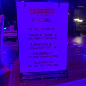 AlcoHall - Menu - Don Papa Rum - Bars Near Me - Atlanta, Georgia AlcoHall - Menu - Don Papa Rum - Bars Near Me - Atlanta, Georgia