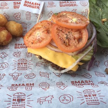 Smashburger - Classic Smashburger & 1/2 portion of Tater tots, - Burgers Near Me - Citrus Heights, California Smashburger - Classic Smashburger & 1/2 portion of Tater tots, - Burgers Near Me - Citrus Heights, California