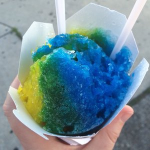 Photo of Snowizard Snoball Stand - New Orleans, LA, United States. This is what love looks like: half bubblegum, half ice cream.