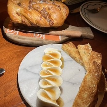 Bad Roman - Babka bread and black truffle ricotta - New American Near Me - New York, New York Bad Roman - Babka bread and black truffle ricotta - New American Near Me - New York, New York