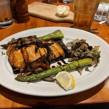 Jameson's Charhouse - Cedar Plank Roasted Salmon with Balsamic Glaze - Steakhouses Near Me - Bloomingdale, Illinois Jameson's Charhouse - Cedar Plank Roasted Salmon with Balsamic Glaze - Steakhouses Near Me - Bloomingdale, Illinois