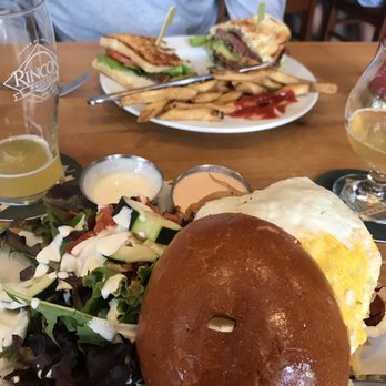Rincon Brewery - RB burger and sourdough jalapeño burger - Breweries Near Me - Carpinteria, California